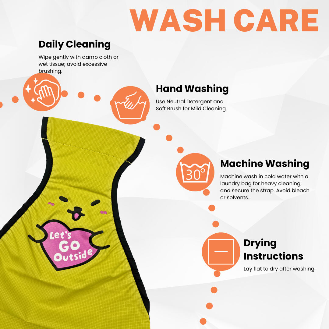 Wash Care Waterproof dog belly vest for Corgis